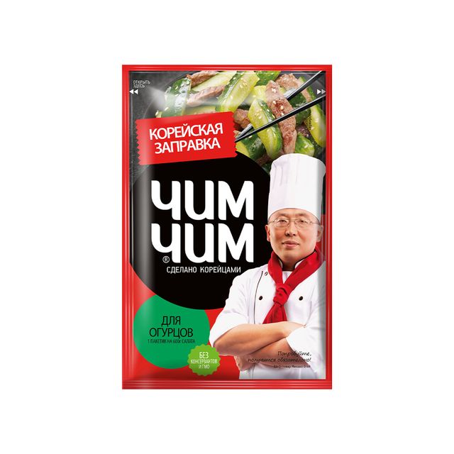 Заправка корейская для огурцов ЧИМ-ЧИМ, пакет, 60 гр, 12 шт/упак, 4 упак/кор, Россия