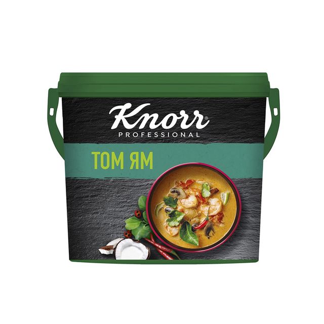 Основа для супа Том Ям KNORR PROFESSIONAL, ведро, 1,9 кг, 4 шт/кор, Россия