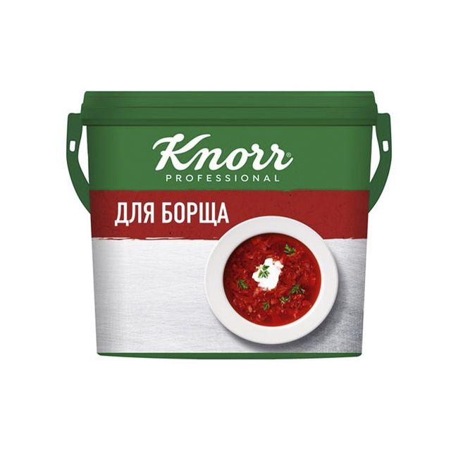 Смесь сухая Заправка для Борща KNORR PROFESSIONAL, ведро, 2,4 кг, 4 шт/кор, Россия