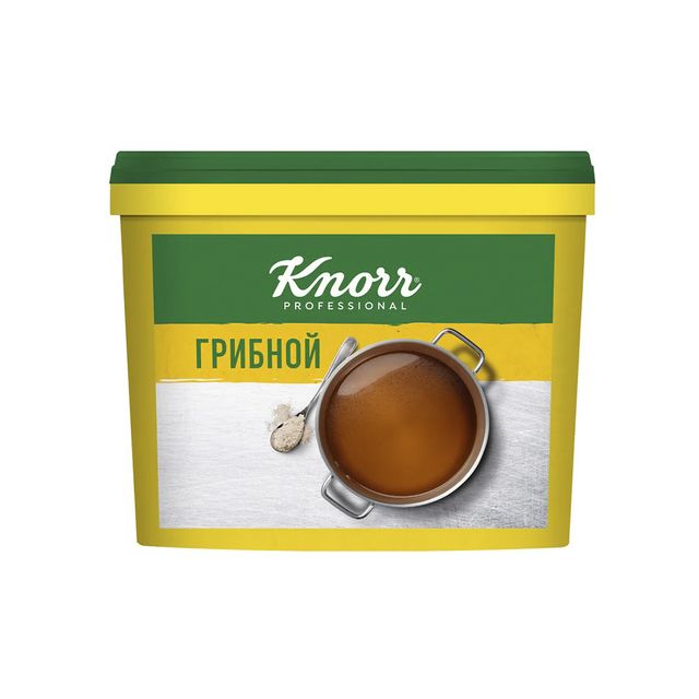 Бульон Грибной смесь сухая KNORR PROFESSIONAL, ведро, 2 кг, 4 шт/кор, Россия